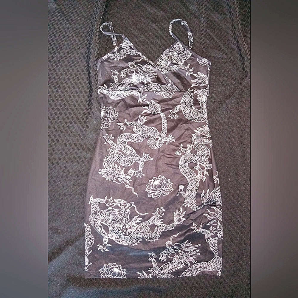 Asian Dragon Mini Dress